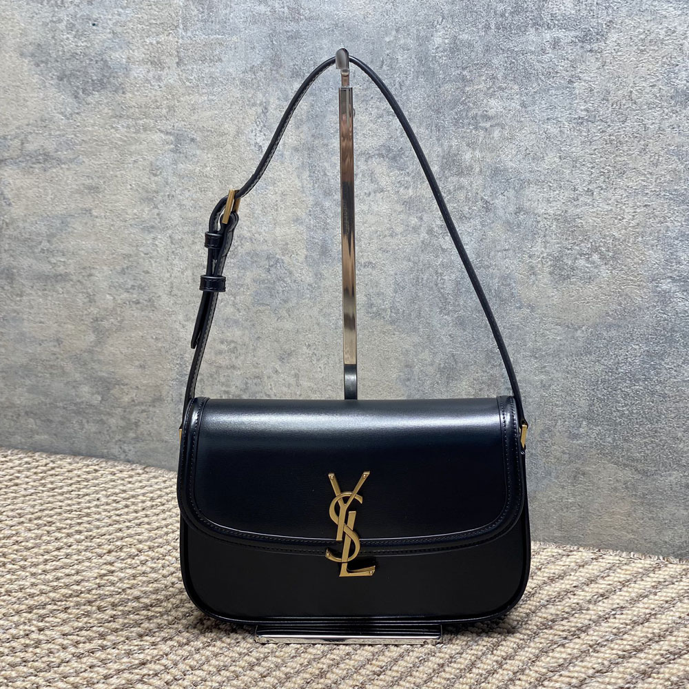 YSL Solferino Medium In Box Saint Laurent in Black 832330 0SX0W 1000: Image 1