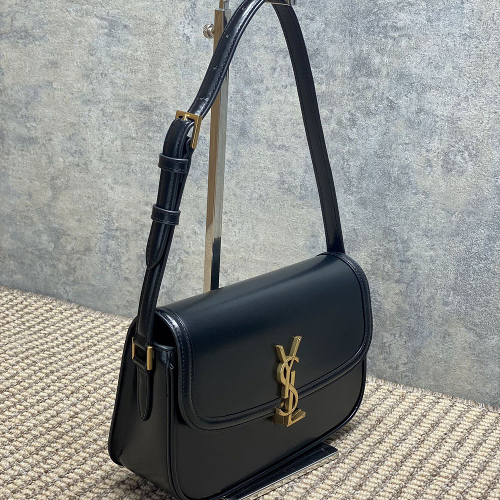 YSL Solferino Medium In Box Saint Laurent in Black 832330 0SX0W 1000: Image 2