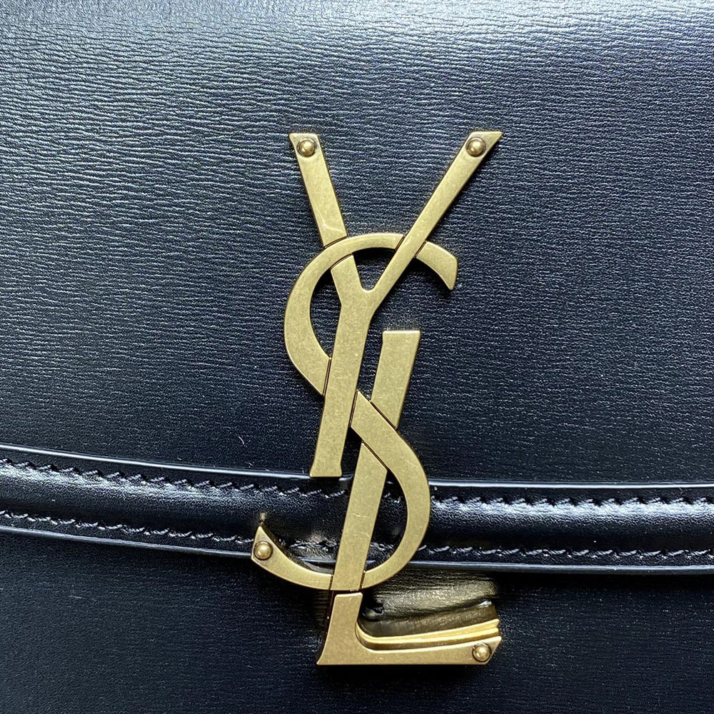 YSL Solferino Medium In Box Saint Laurent in Black 832330 0SX0W 1000: Image 3