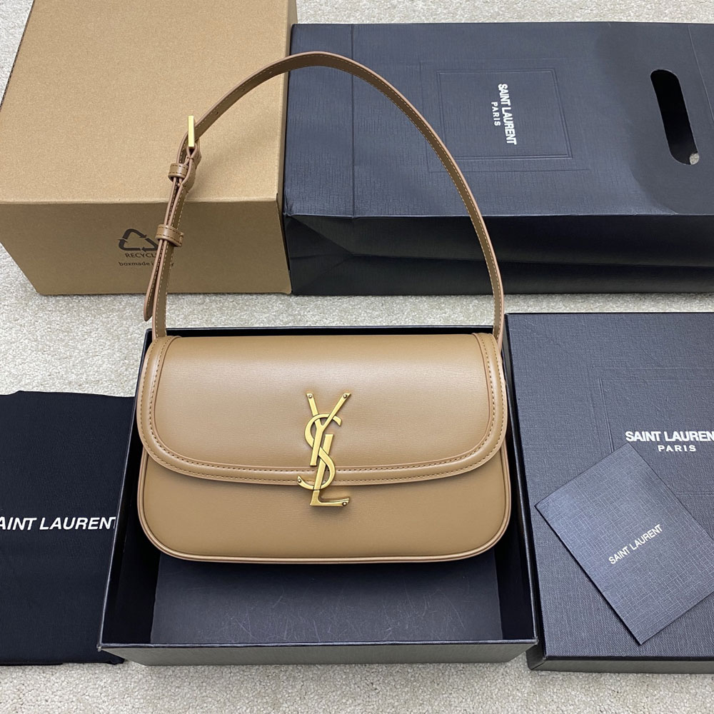 YSL Solferino Medium In Box Saint Laurent in Brown 832330 0SX0W 2637: Image 1