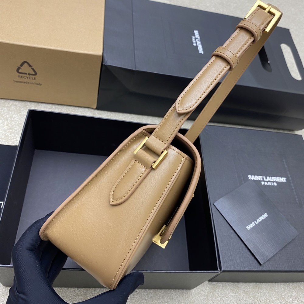 YSL Solferino Medium In Box Saint Laurent in Brown 832330 0SX0W 2637: Image 3
