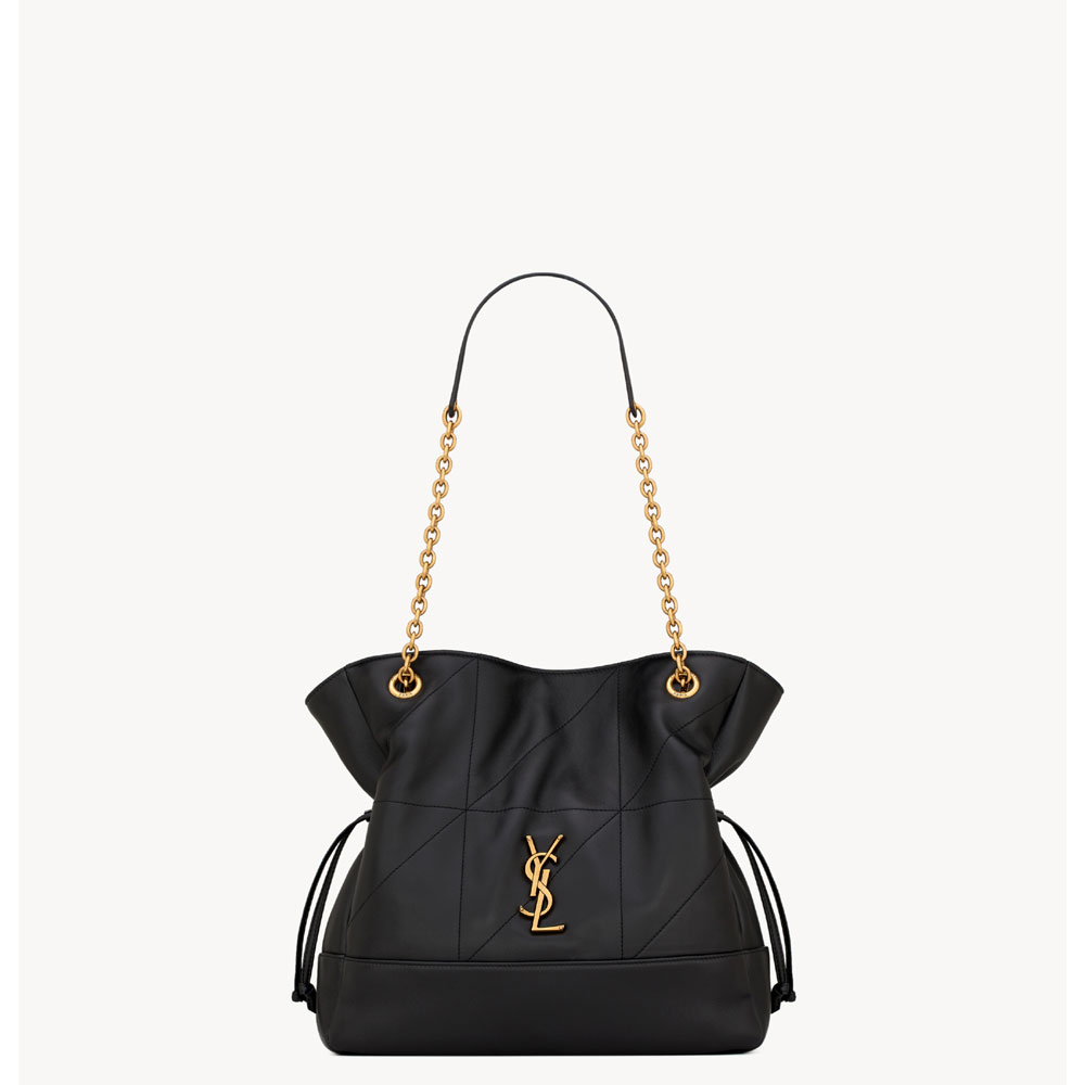 YSL Jamie Shopping Small In Lambskin in Black 833948 AAB32 1000: Image 1