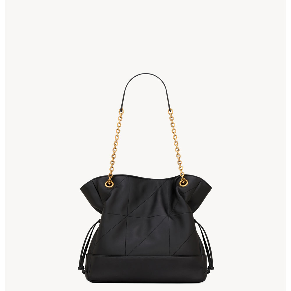 YSL Jamie Shopping Small In Lambskin in Black 833948 AAB32 1000: Image 4