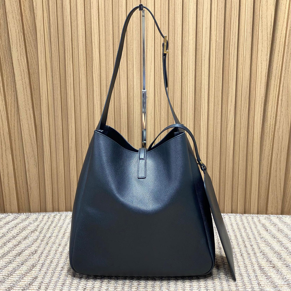 YSL Le 5 A 7 Supple Large In Grained Leather 850545 AADN9 1000: Image 2