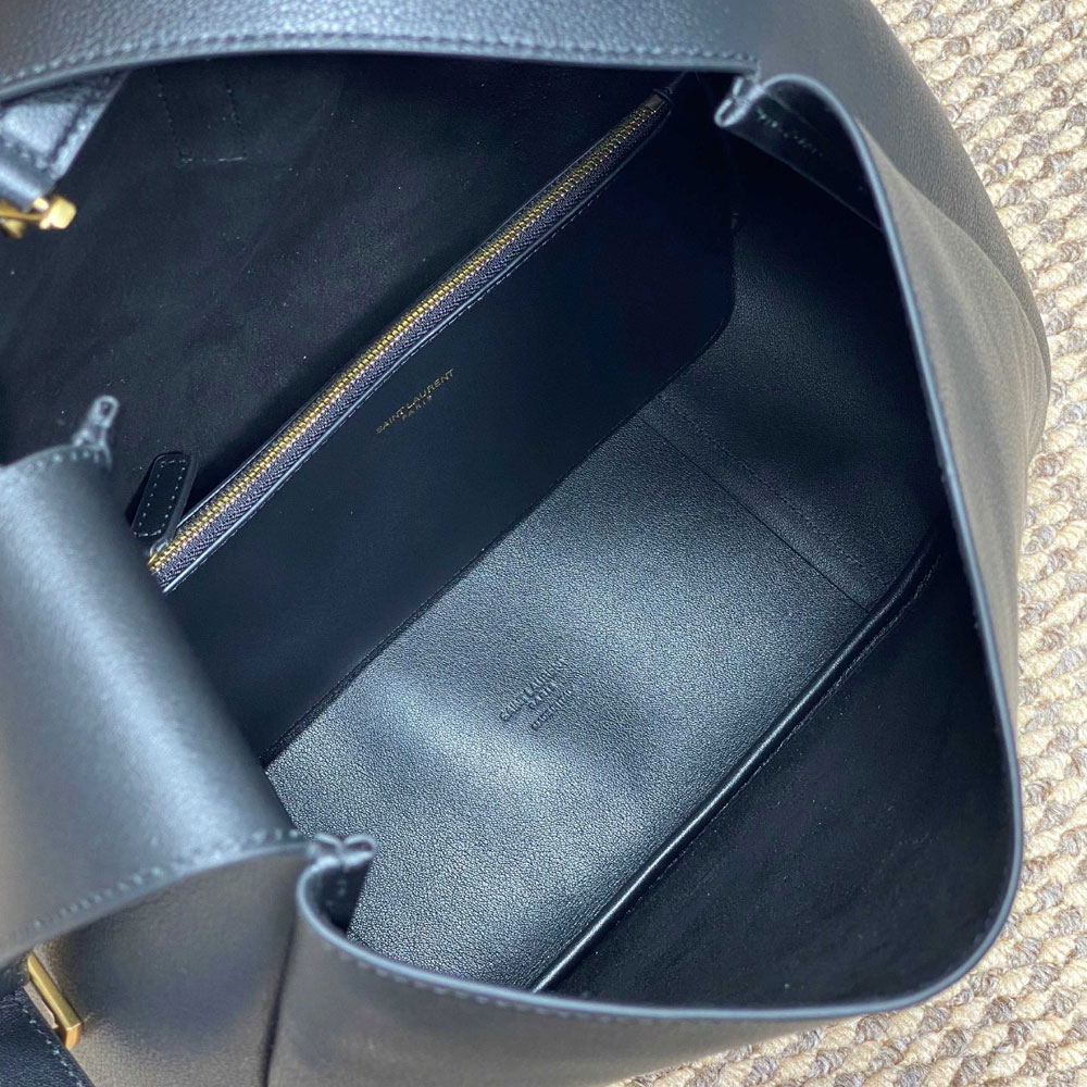 YSL Le 5 A 7 Supple Large In Grained Leather 850545 AADN9 1000: Image 4