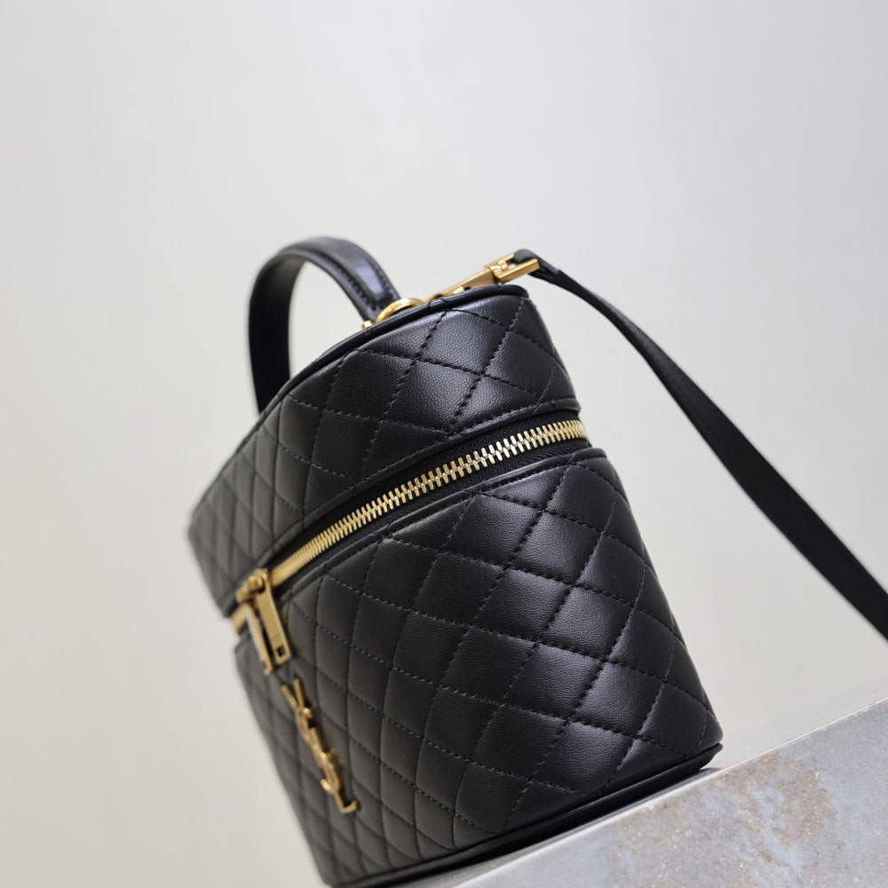 YSL Gaby Large Vanity Bag In Lambskin in Black 851572 1EL07 1000: Image 3