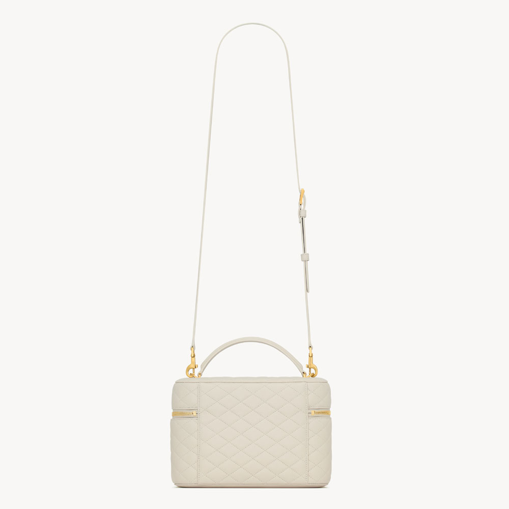 YSL Gaby Large Vanity Bag In Lambskin In White 851572 1EL07 9207: Image 2
