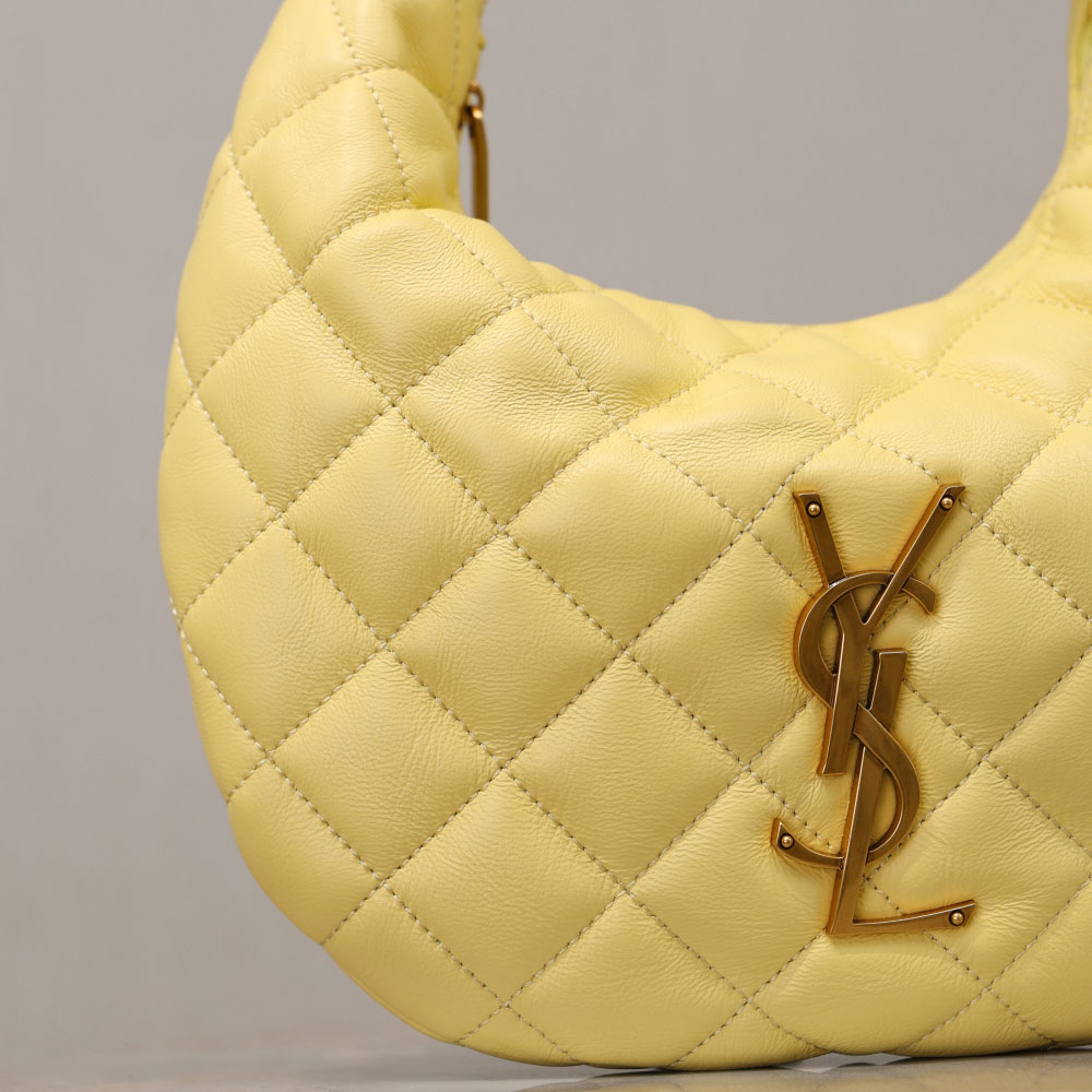 YSL ICARINO in yellow quilted nappa 851689 AAANG 7555: Image 2