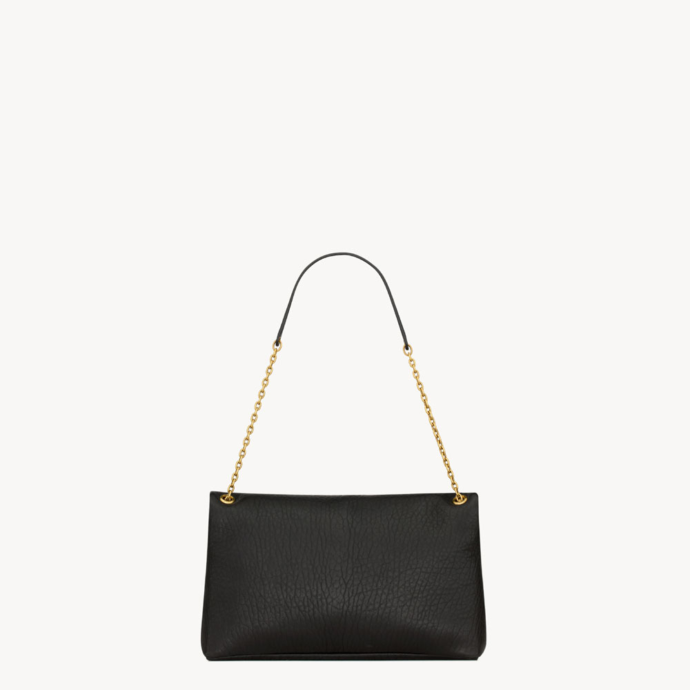YSL Cassandre Pouch On Chain In Lambskin In Black 853610 AACYT 1000: Image 2