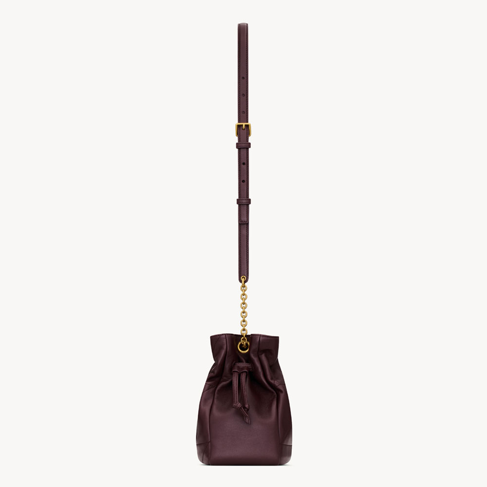 YSL Jamie Shoulder Pouch In Lambskin In Bordeaux 862712 AAB32 6195: Image 3