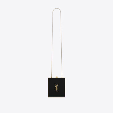 YSL Tuxedo Box In Plexiglas 464631 JA7BJ 1039