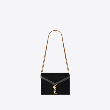 YSL CASSANDRA Monogram Clasp Bag In Velvet 532750 GVOOW 1048