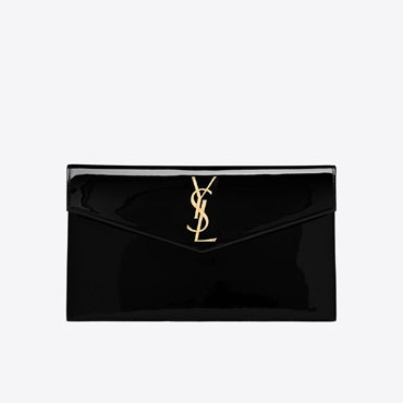 YSL Uptown Pouch In Patent Leather 565739 B870J 1000