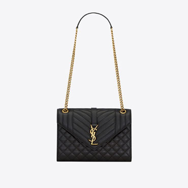 YSL Envelope Medium In Matelasse Lambskin 600185 AACT7 1000