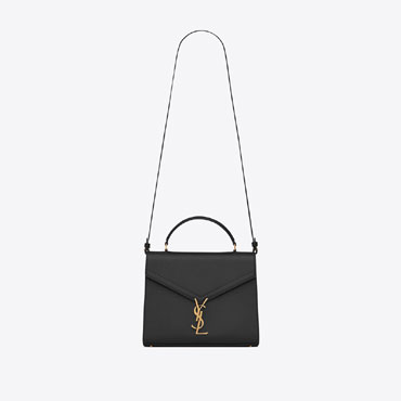 YSL Cassandra Medium Top Handle Bag Grain De Poudre 623931 BOW0W 1000