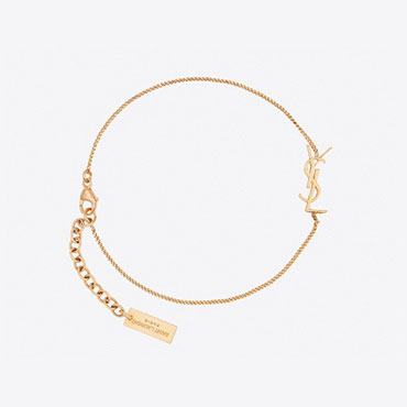 YSL Cassandre Charm Bracelet In Metal In Gold 635533 Y1500 8030