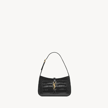 YSL Le 5 A 7 In Crocodile-Embossed Patent Leather 657228 AAGKR 1000