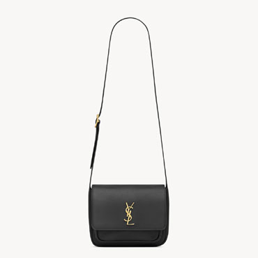 YSL Niki Satchel In Leather In Black 718556 AAD39 1000