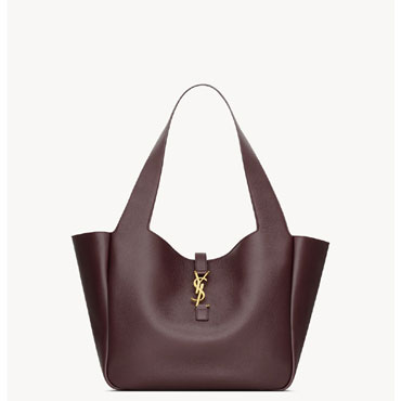 YSL Le 5 A 7 Bea In Grained Leather in Burgundy 763435 AAAUQ 6988