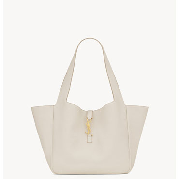 YSL Le 5 A 7 Bea In Grained Leather in Off white 763435 AADUV 9275