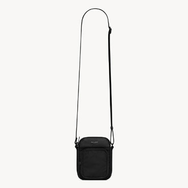 YSL City Saint Laurent Mini Camera Bag In Nylon In Black 779661 AADBA 1000