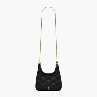 YSL Sade Hobo In Lambskin in Black 793608 1EL07 1000