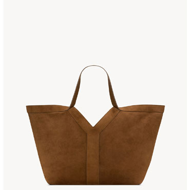 YSL Y Tote In Suede in Brown 817602 C0X0W 2924