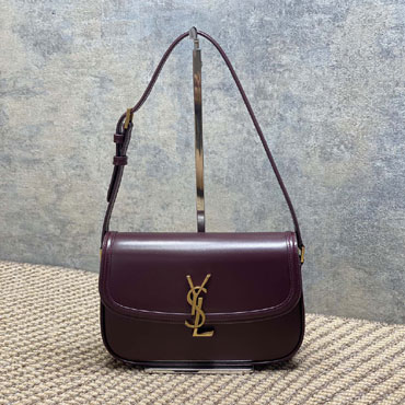 YSL Solferino Medium In Box Saint Laurent in Burgundy 832330 0SX0W 6195