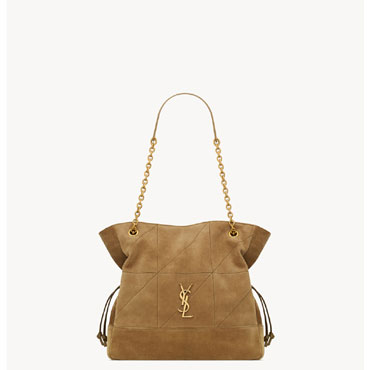 YSL Small Jamie Shopping In Suede in Brown 833948 1U8P7 3194