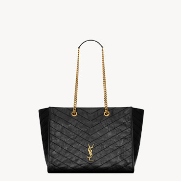 YSL Niki Shopping In Vintage Leather In Black 871151 0EN07 1000