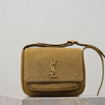 YSL Niki Satchel In Suede 718556 1U80W 2326