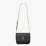 YSL Niki Satchel In Leather In Black 718556 AAD39 1000