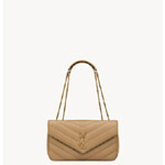 YSL Loulou Medium In Matelasse Lambskin in Caramel 801439 AAEAX 2357