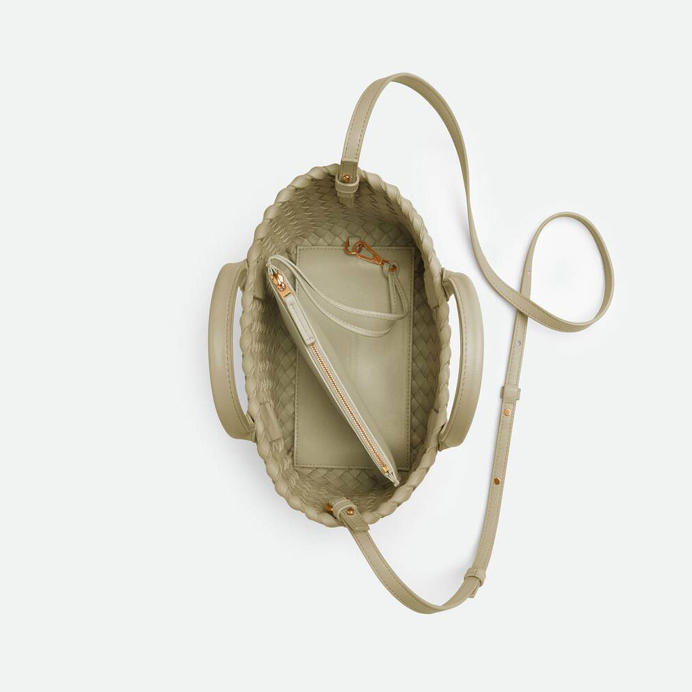 Bottega Veneta Mini Cabat in Travertine 709464 V1OW1 2916: Image 2
