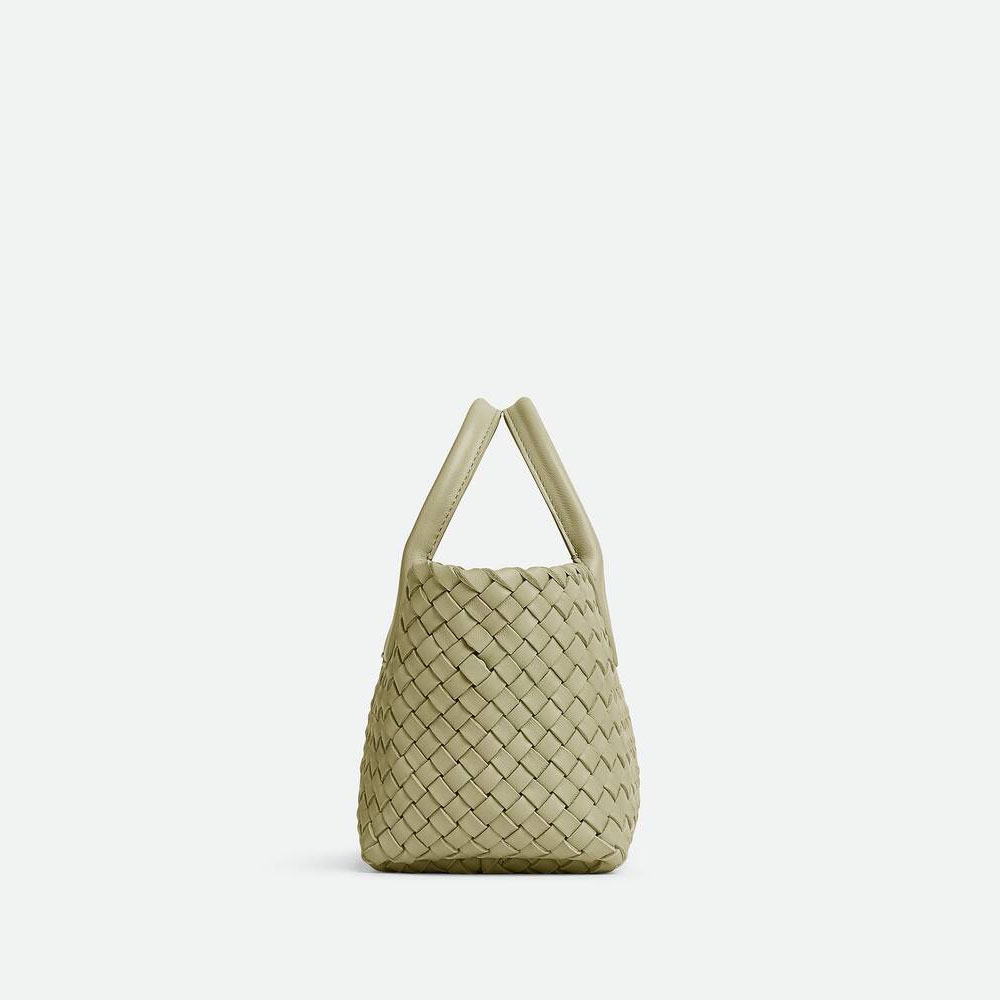Bottega Veneta Mini Cabat in Travertine 709464 V1OW1 2916: Image 3