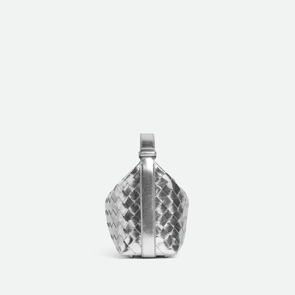 Bottega Veneta Wallace in Silver 754443 V4P11 8101: Image 3