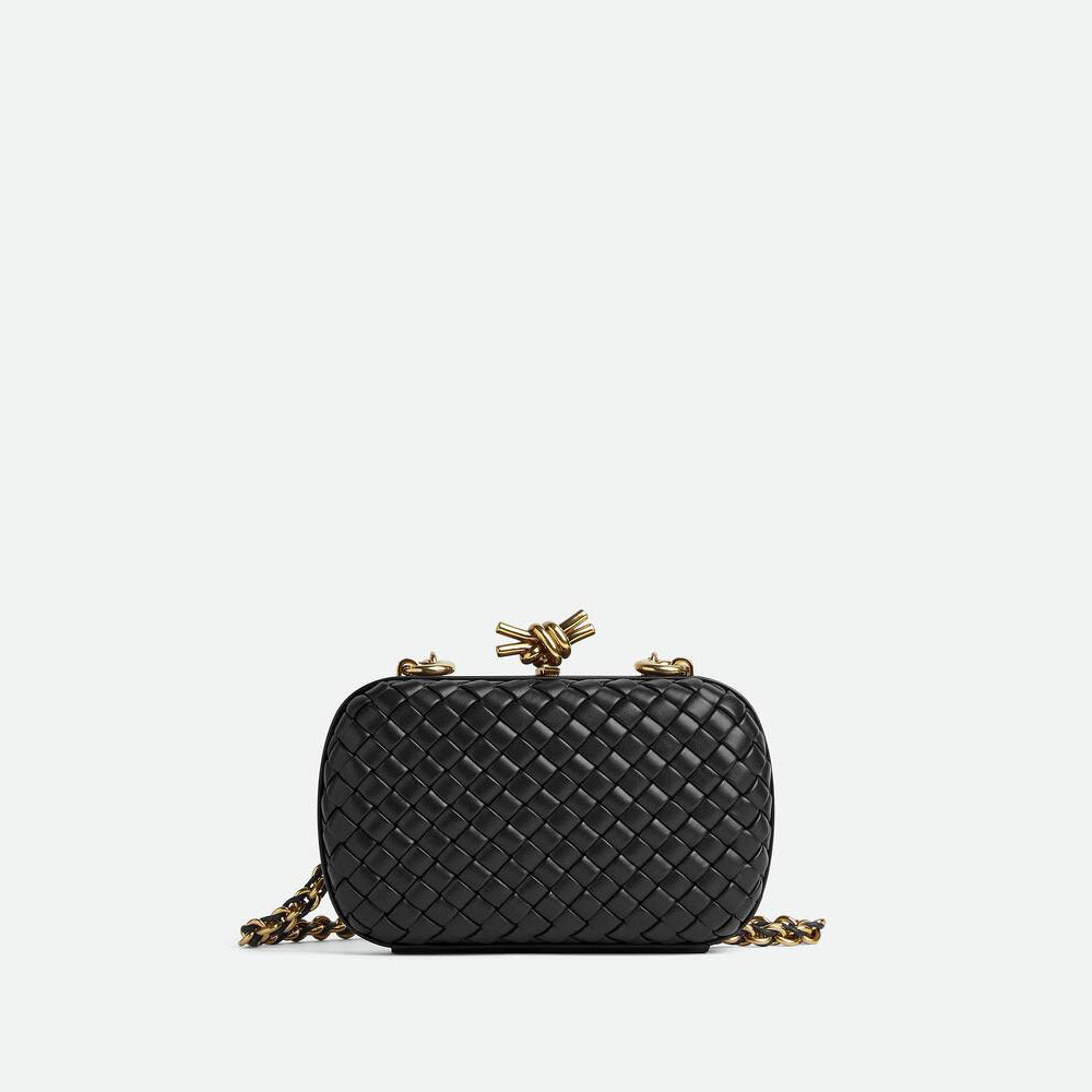 Bottega Veneta Knot Chain in Black 776662 V01D1 1019: Image 1