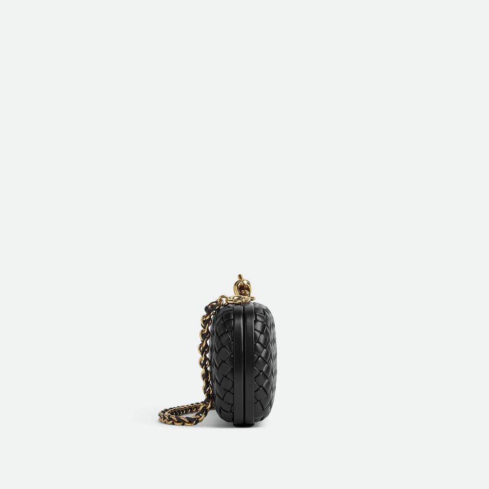 Bottega Veneta Knot Chain in Black 776662 V01D1 1019: Image 3