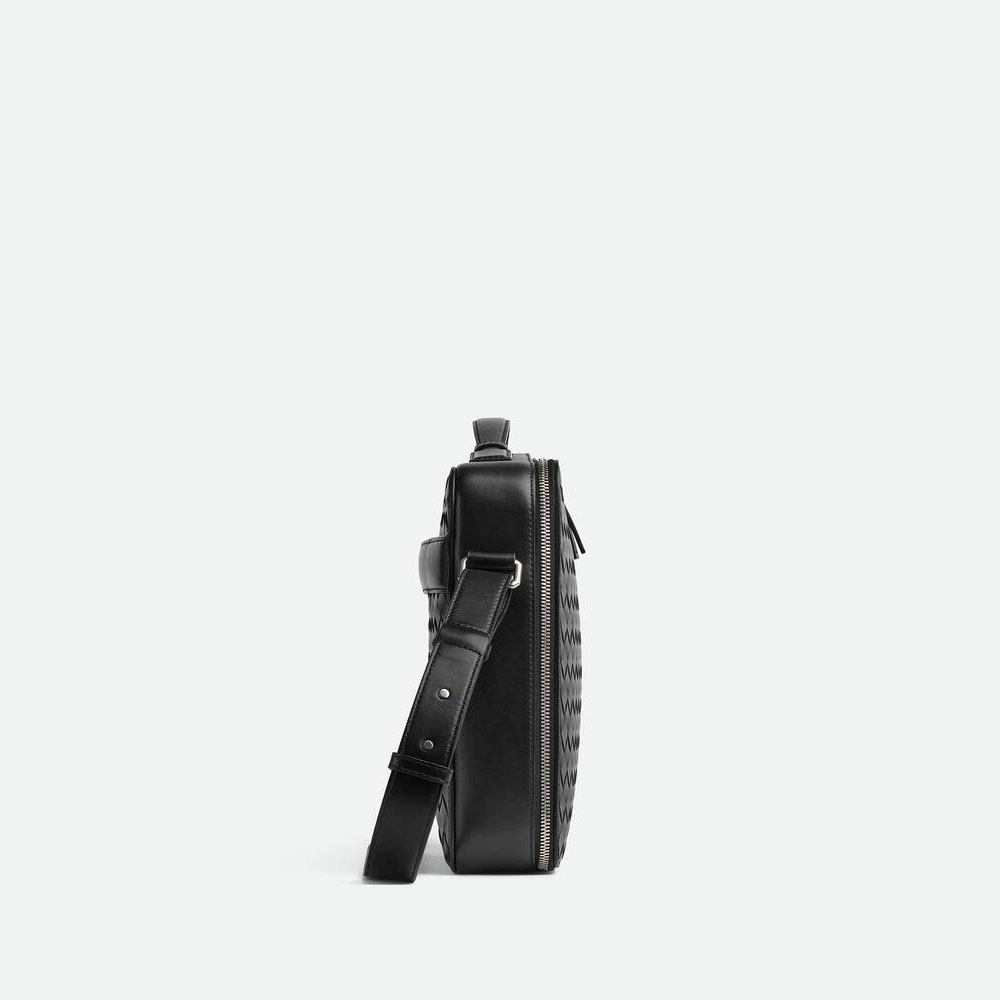 Bottega Veneta Getaway Slim Briefcase in Black 786662 V2HL1 8803: Image 3