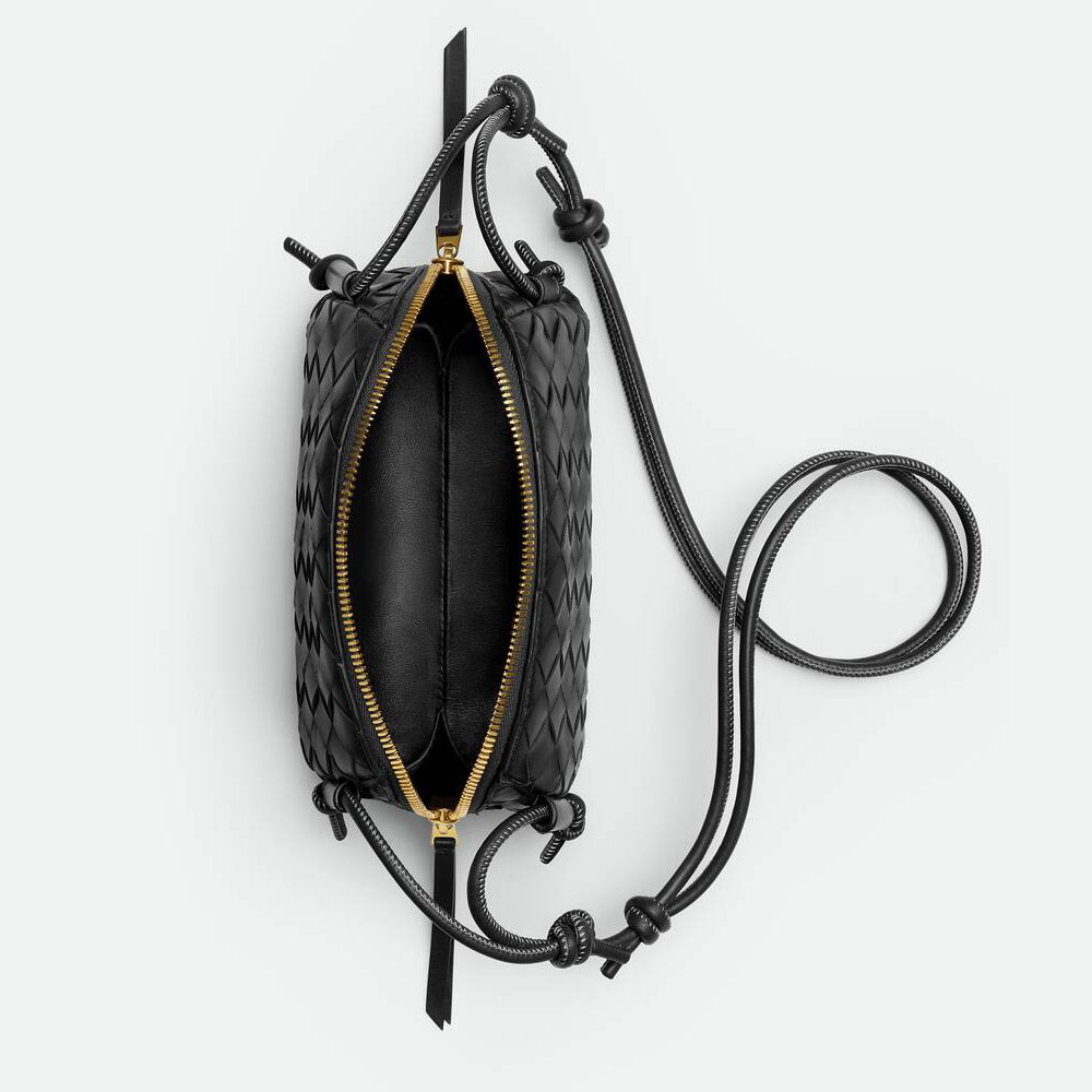 Bottega Veneta Concert Pouch in Black 794258 VCPP1 8425: Image 2