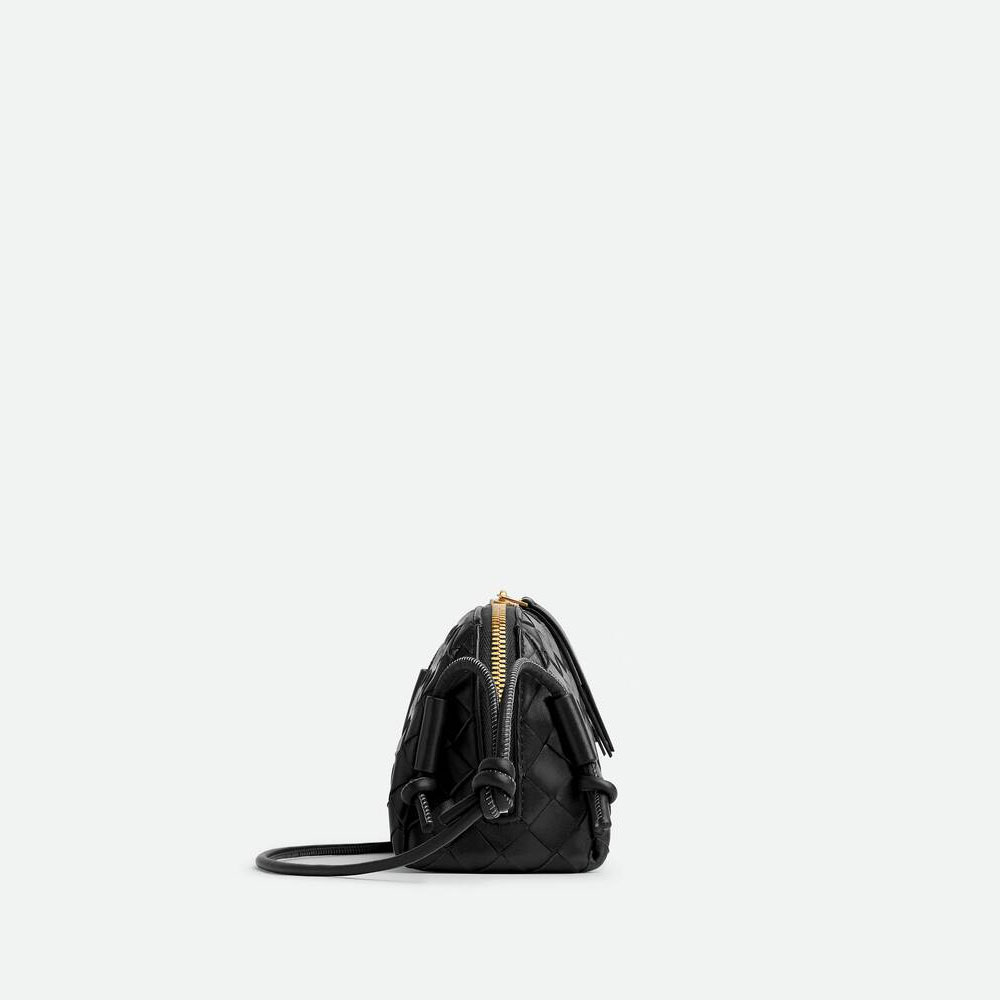 Bottega Veneta Concert Pouch in Black 794258 VCPP1 8425: Image 3