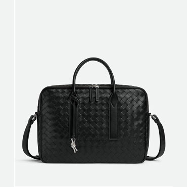 Bottega Veneta Getaway Briefcase in Black 766361 V2HL1 8803