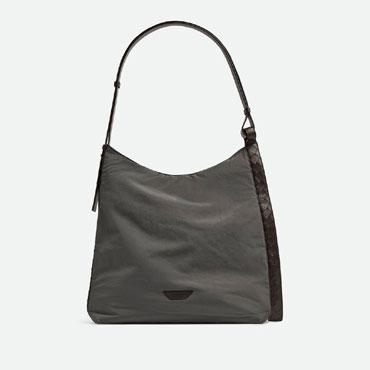 Bottega Veneta Large Crossroad Hobo in Light graphite 776221 VCQGC 1425