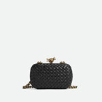 Bottega Veneta Knot Chain in Black 776662 V01D1 1019