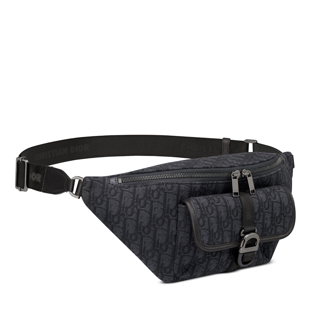 Dior 8 Belt Bag in Black 1EIBO071YKY H03E: Image 2