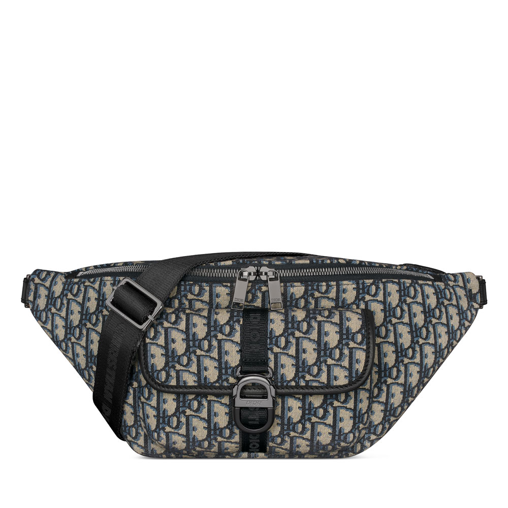 Dior 8 Belt Bag in Black Beige 1EIBO071YKY H27E: Image 1
