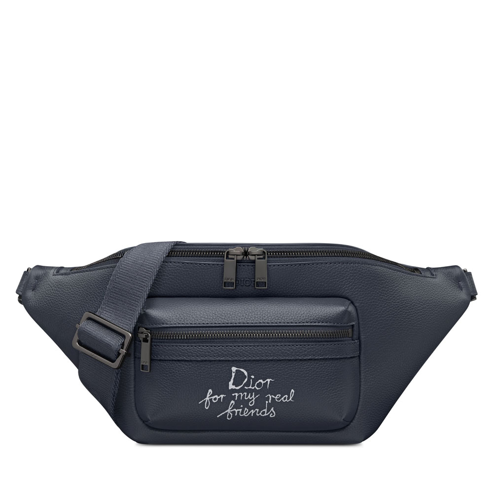 Dior and Hylton Nel Rider 2.0 Belt Bag in Navy Blue 1ESBO077FRY H56E: Image 1