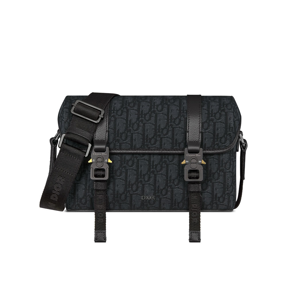 Dior Hit the Road Messenger Bag with Flap in Black 1ESPO333YKY H03E: Image 1