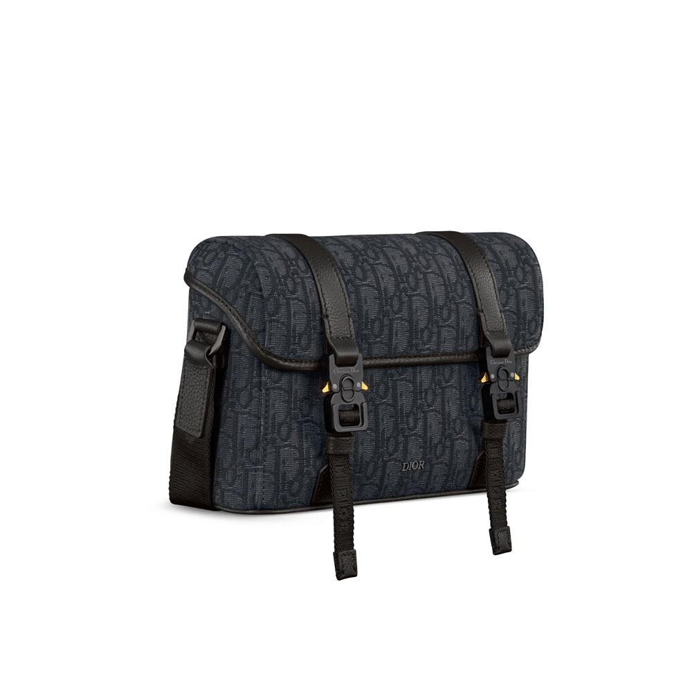 Dior Hit the Road Messenger Bag with Flap in Black 1ESPO333YKY H03E: Image 2