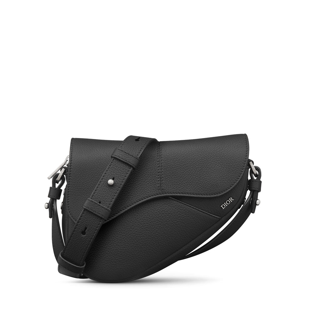 Dior Mini Saddle Bag in Black 2ADCA543KEN H00N: Image 1